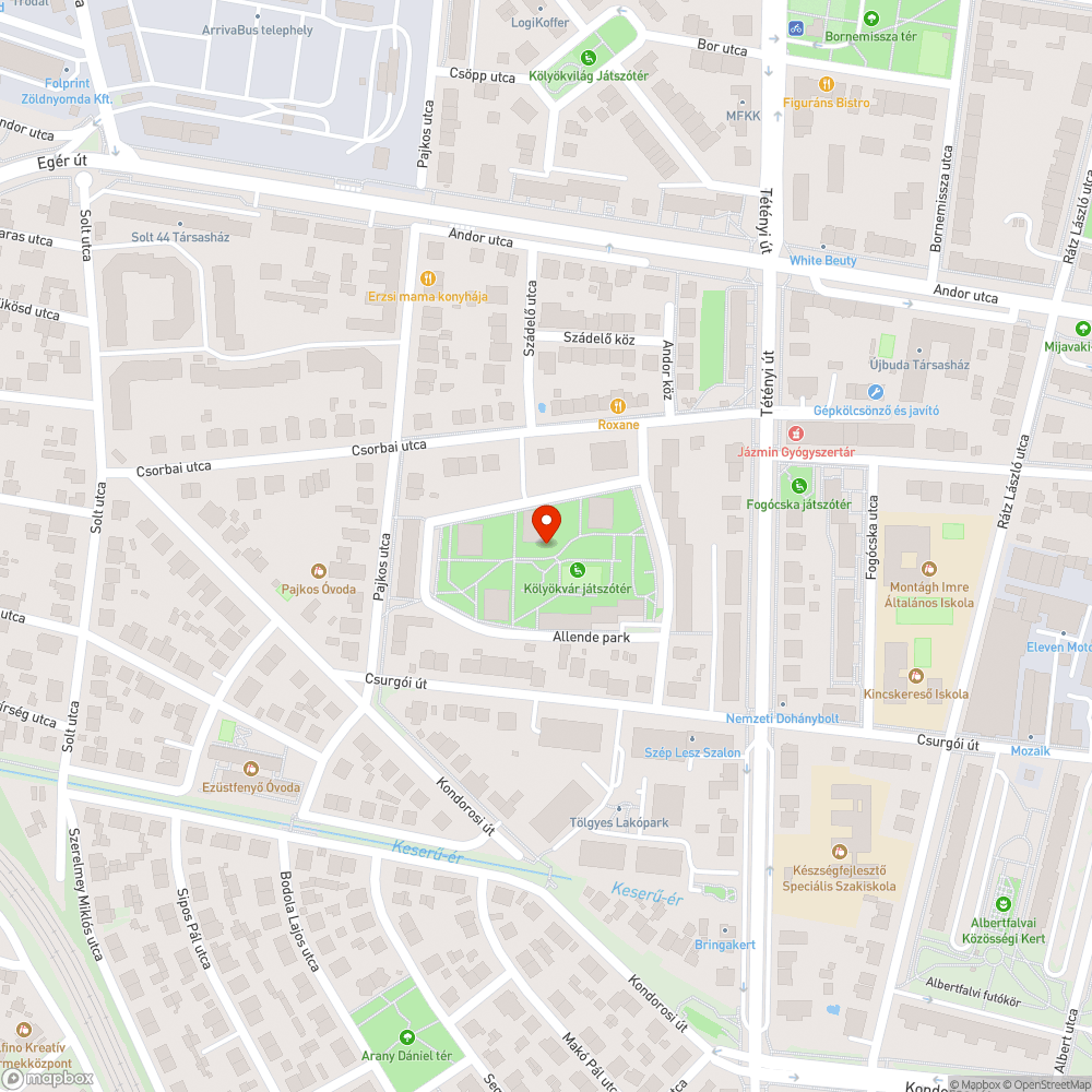 Eldugult köztéri kút lefolyója bejelentés helye