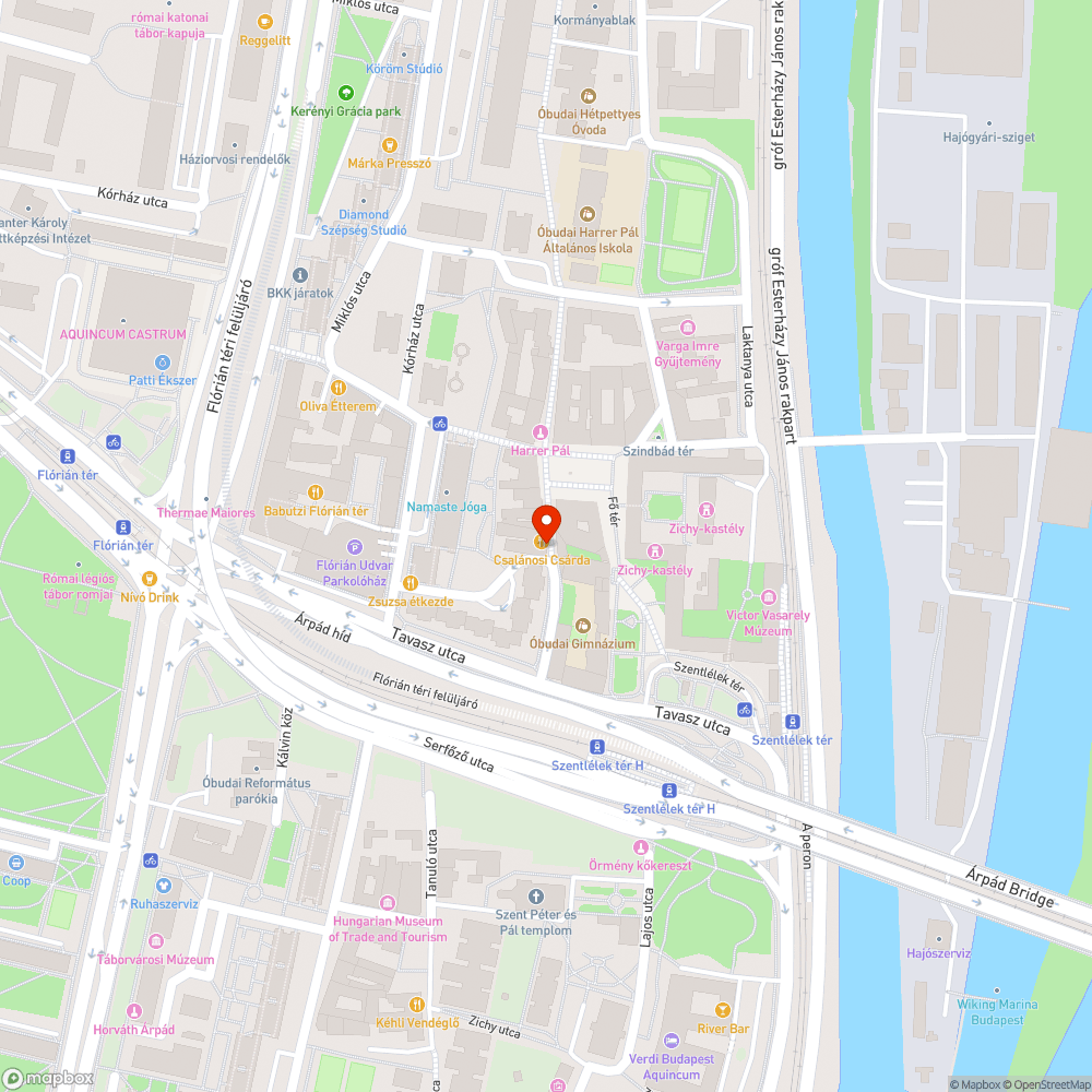 Megsüllyedt járda bejelentés helye