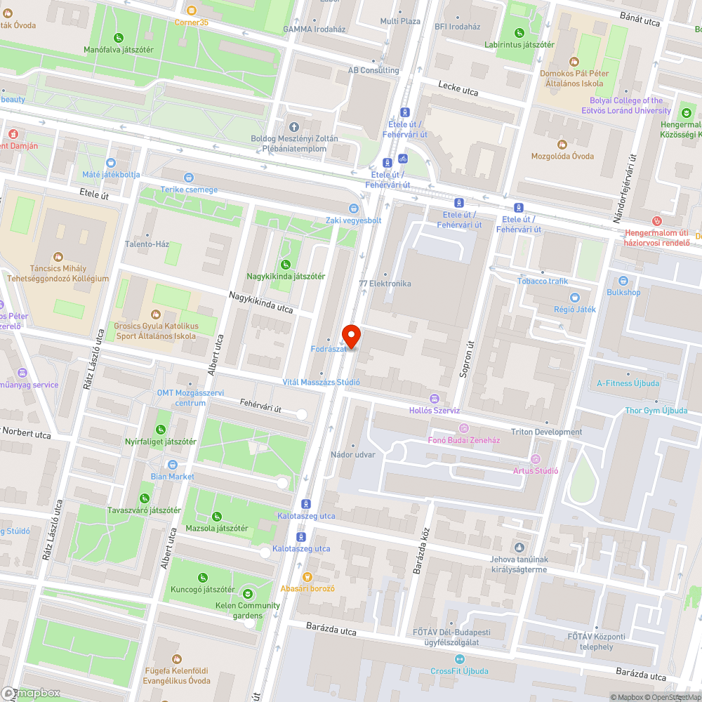 Csótányok bejelentés helye