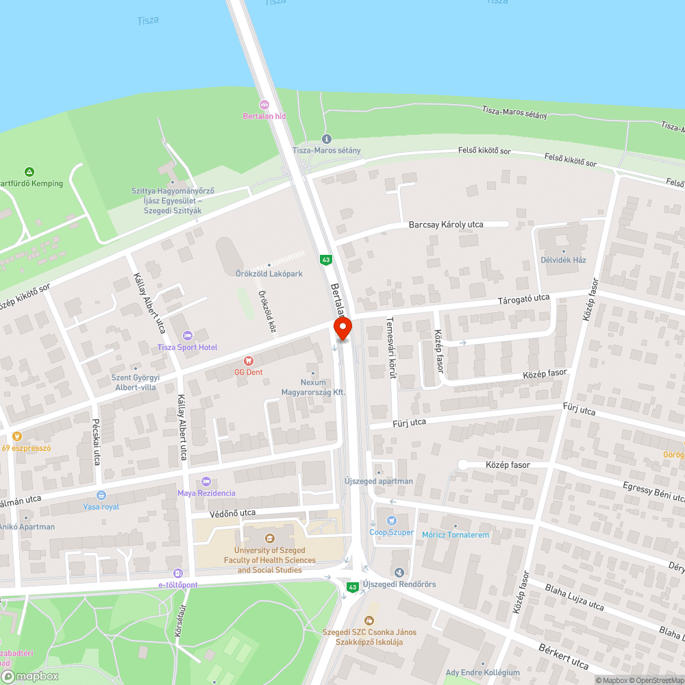 Elhagyott jármű bejelentés helye