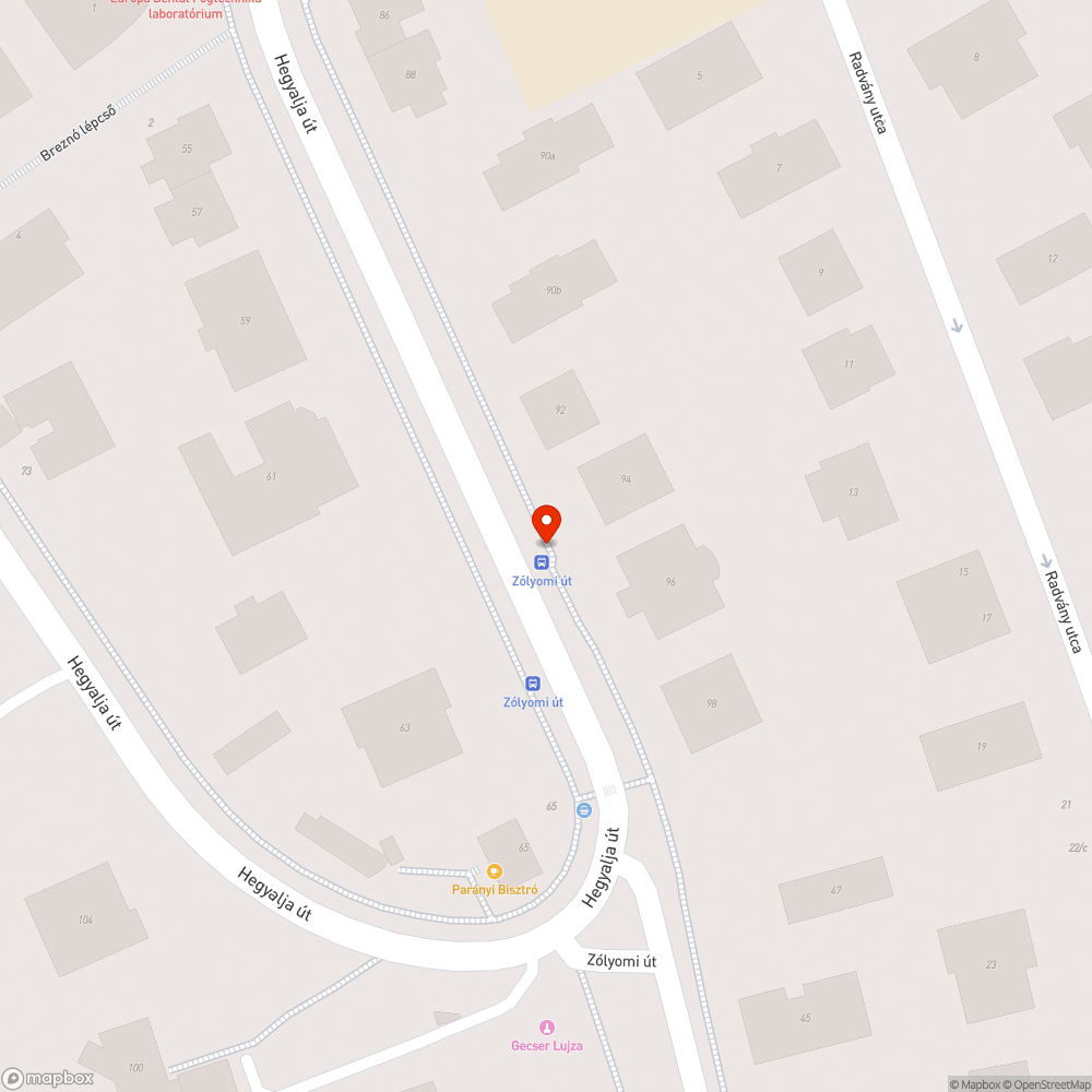 Kopott pad bejelentés helye