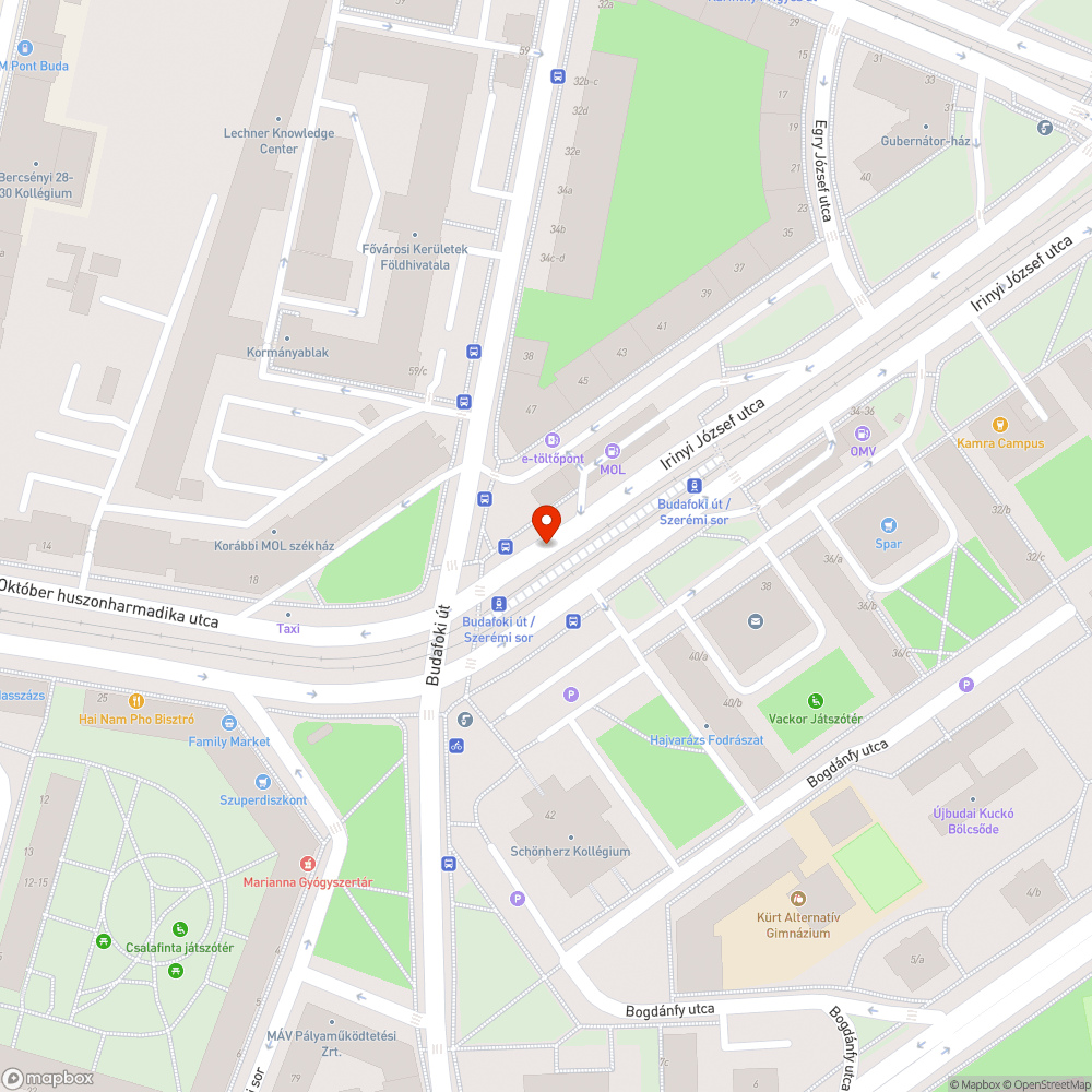 Kopott ülő, támasz részek bejelentés helye