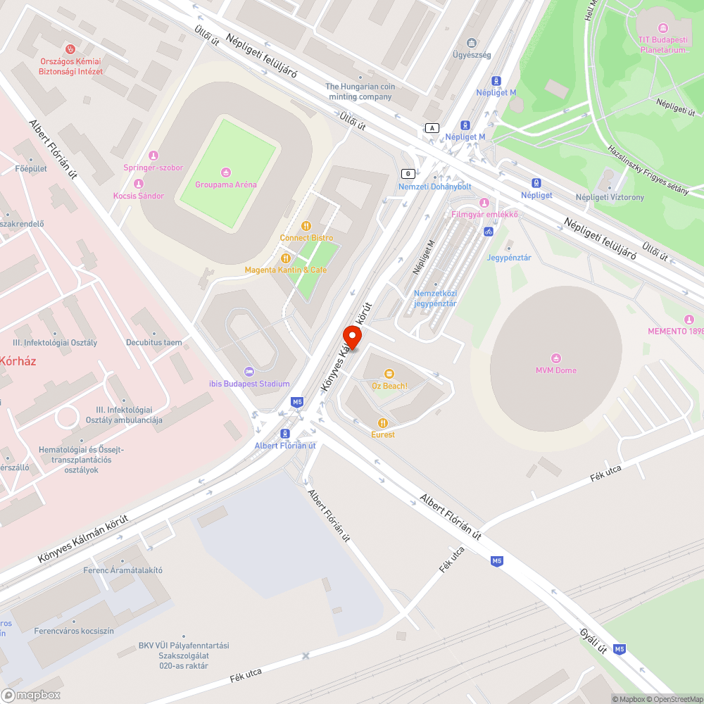 Járdán hagyott roncs bejelentés helye