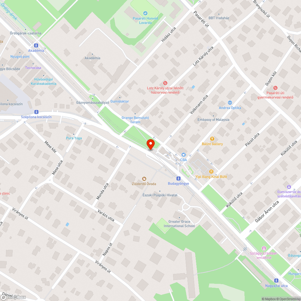 Balesetveszélyes gyalog- és kerékpárút kialakítás bejelentés helye