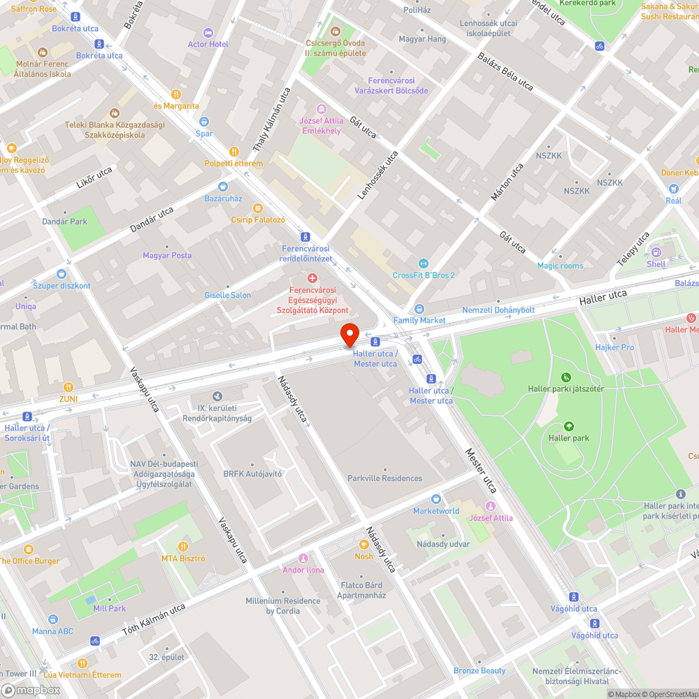 Autók által felszántott terület bejelentés helye