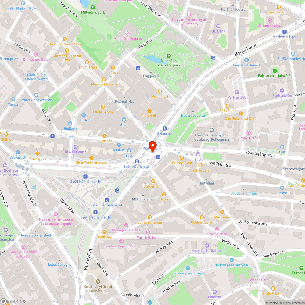 Úthiba nyomvonalon bejelentés helye