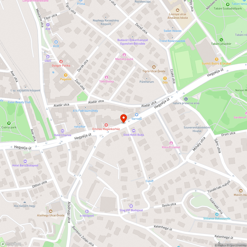 Komoly úthiba a lefolyó mellett bejelentés helye