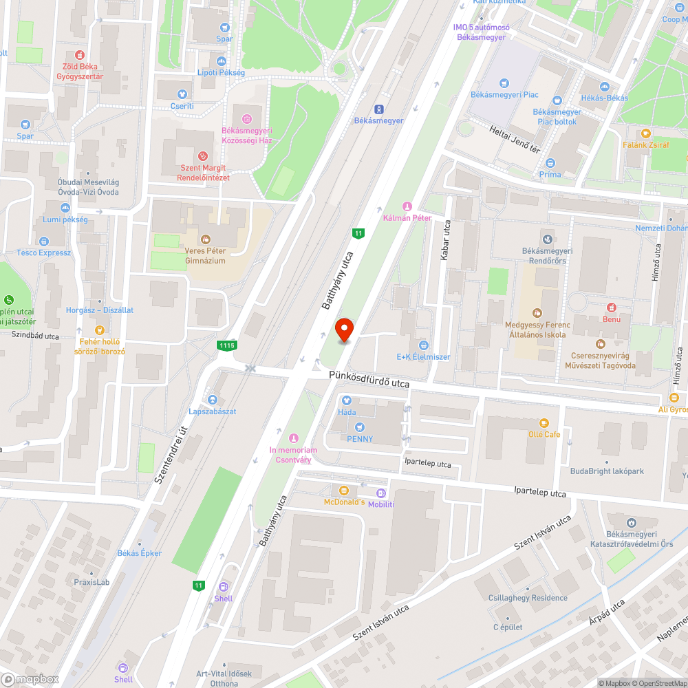 Hiányzó zebra bejelentés helye