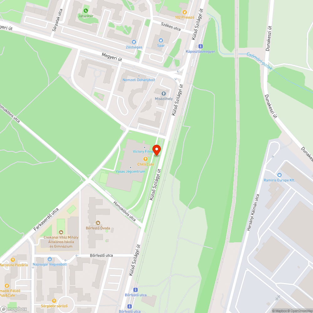 Csatornafedél bejelentés helye