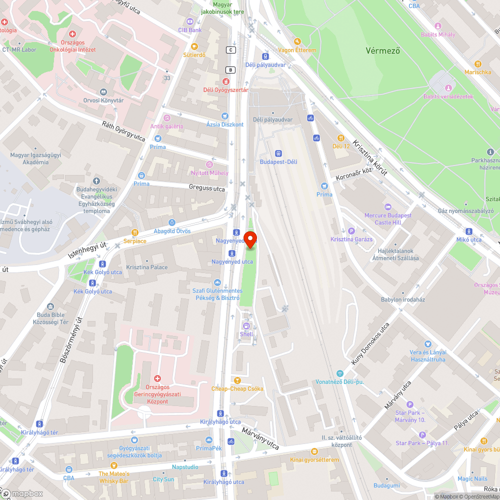 Faltöredék bejelentés helye