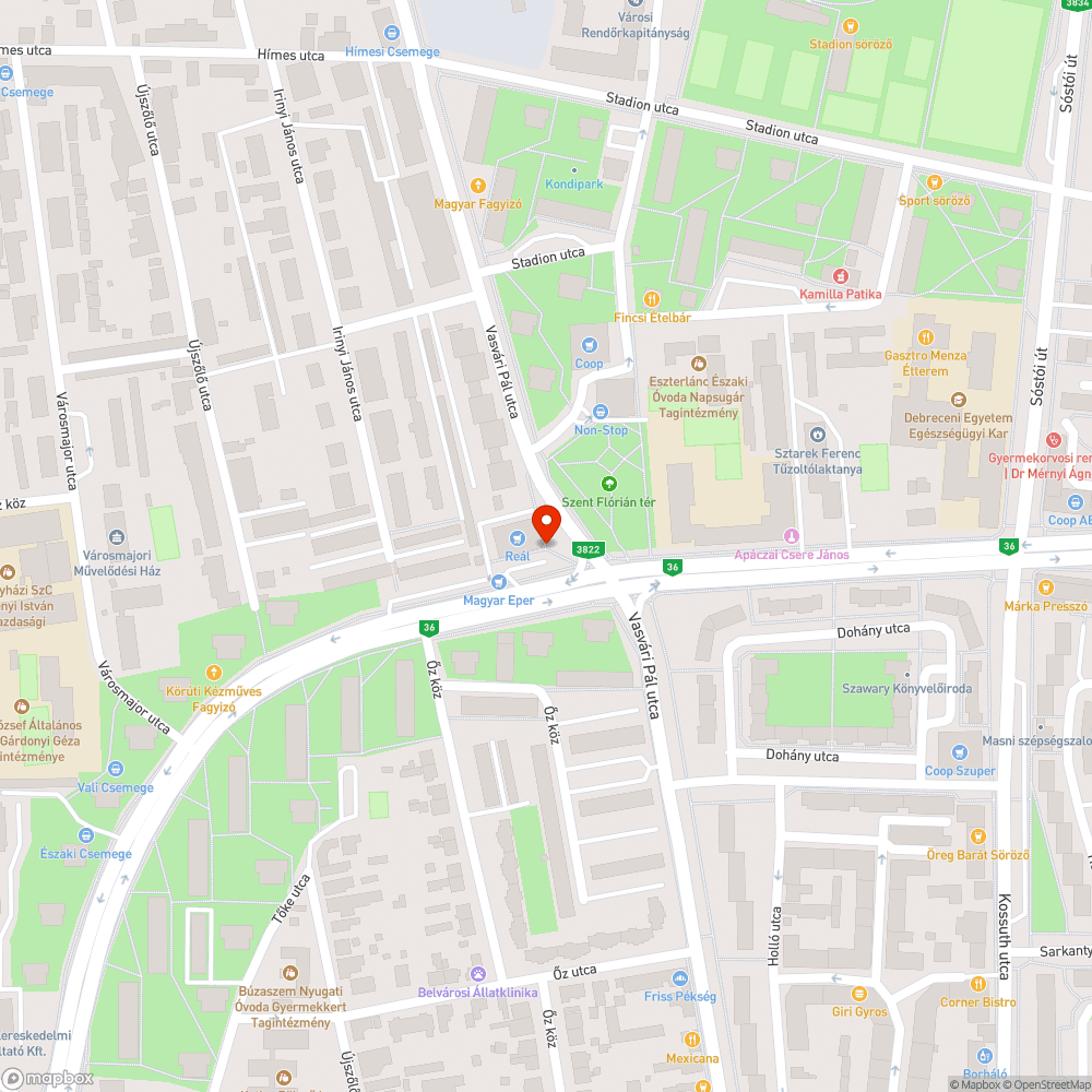 Szabálytalan autó bejelentés helye