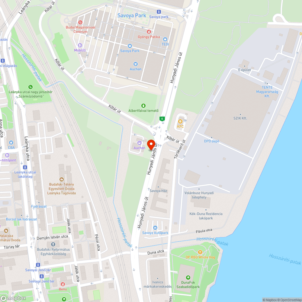 Bálványfák bejelentés helye