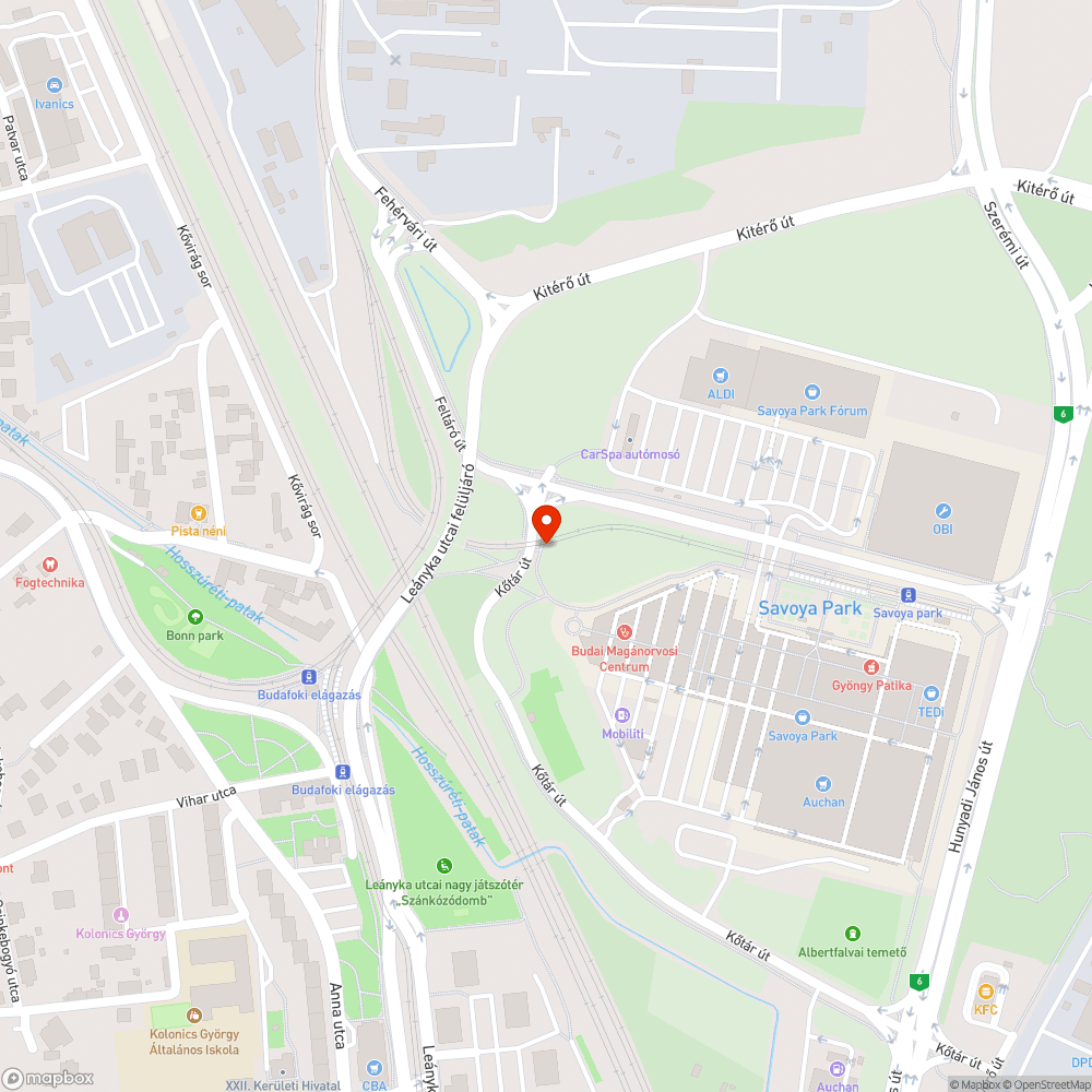 Bálványfa bejelentés helye