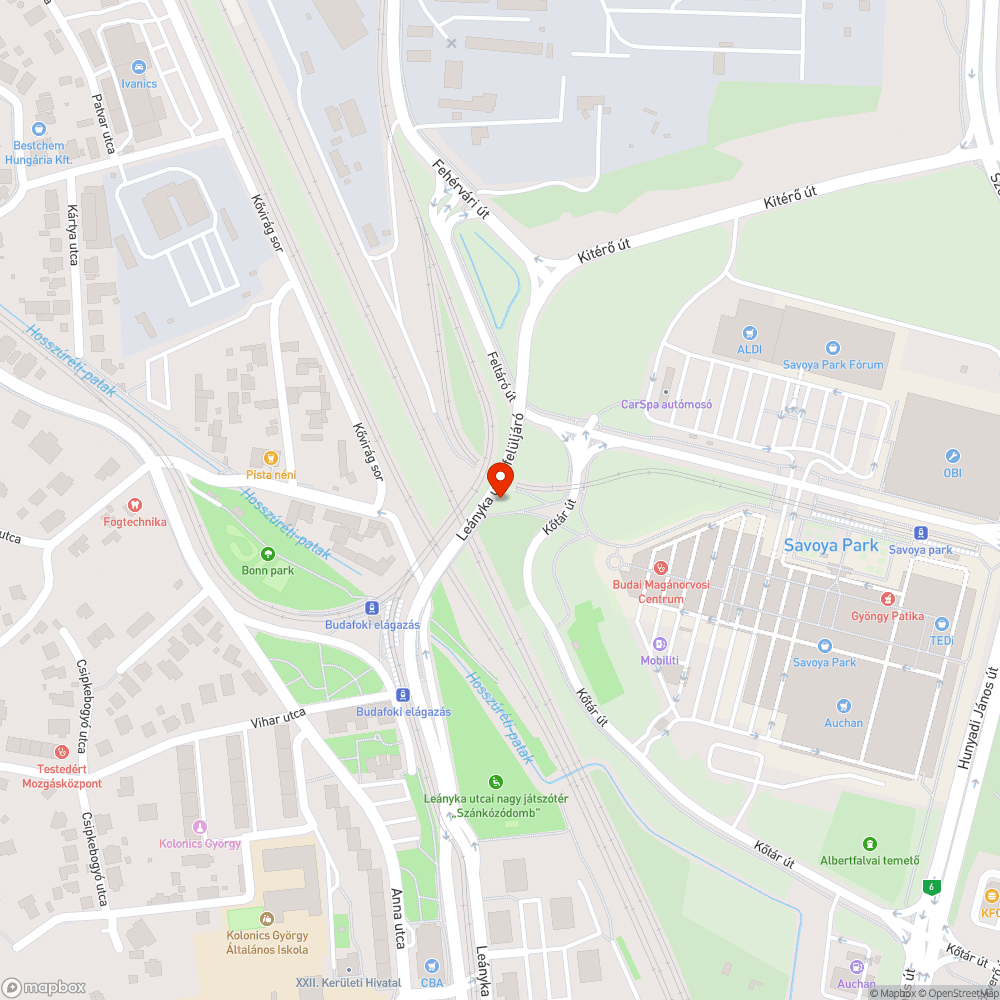 Bálványfák bejelentés helye