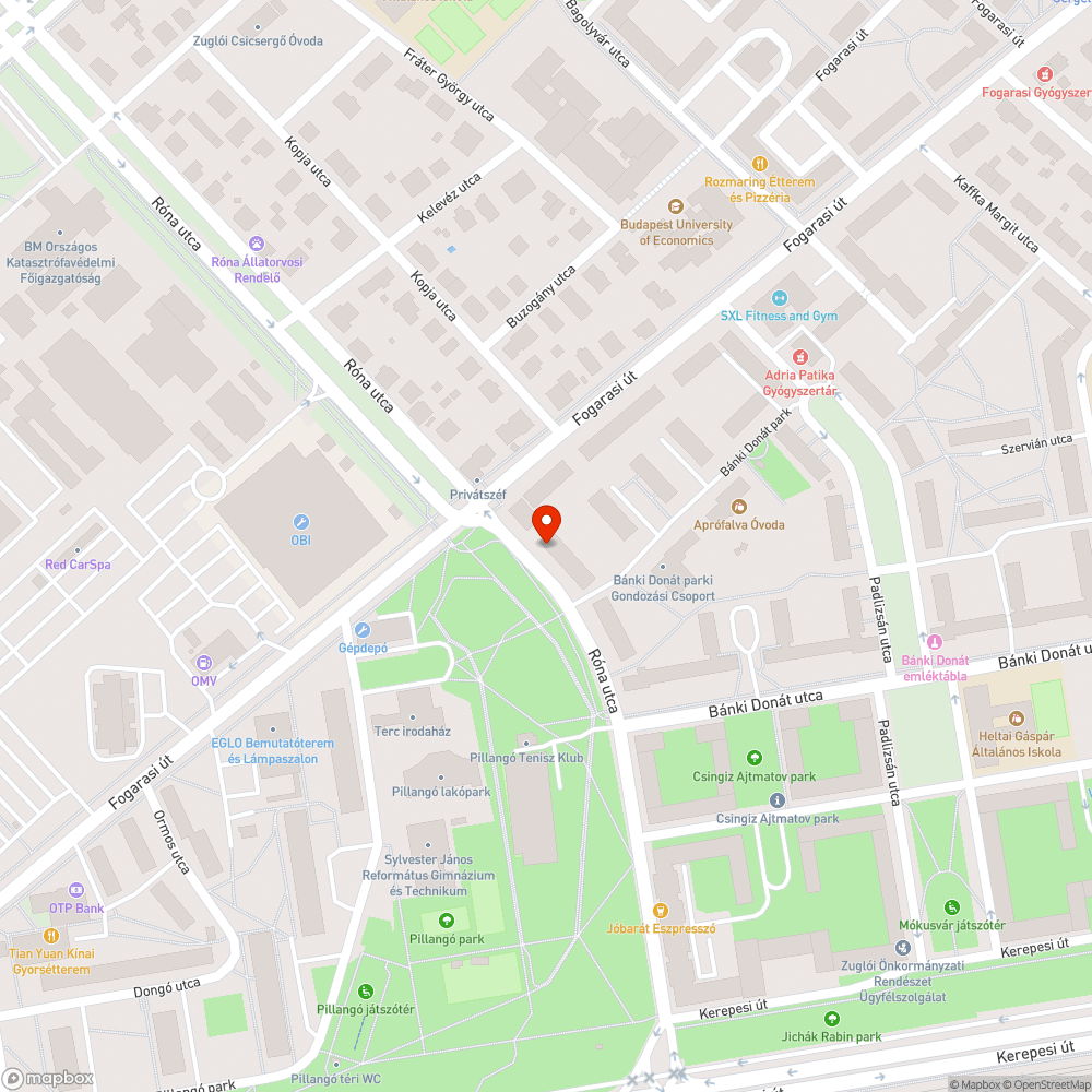 Egyre keskenyebb bicikliút bejelentés helye