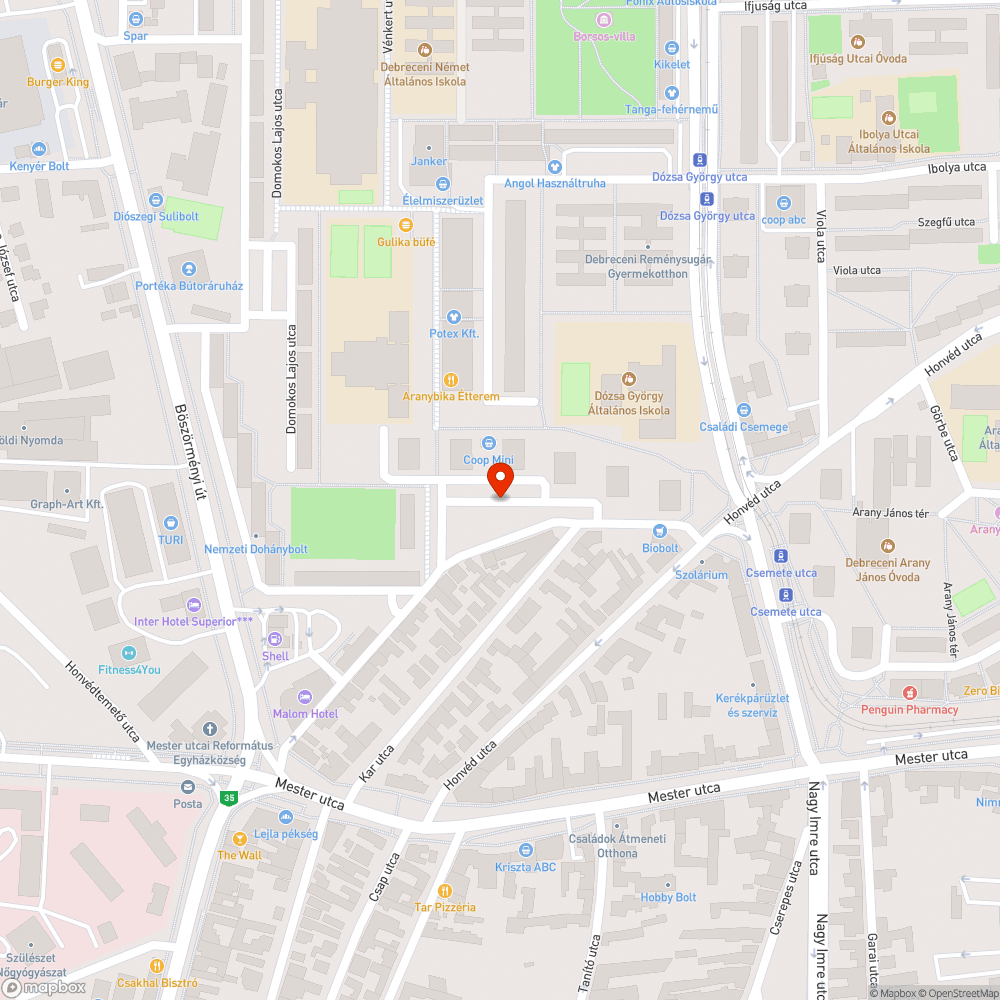 Hónapok óta parkolóban álló autó bejelentés helye