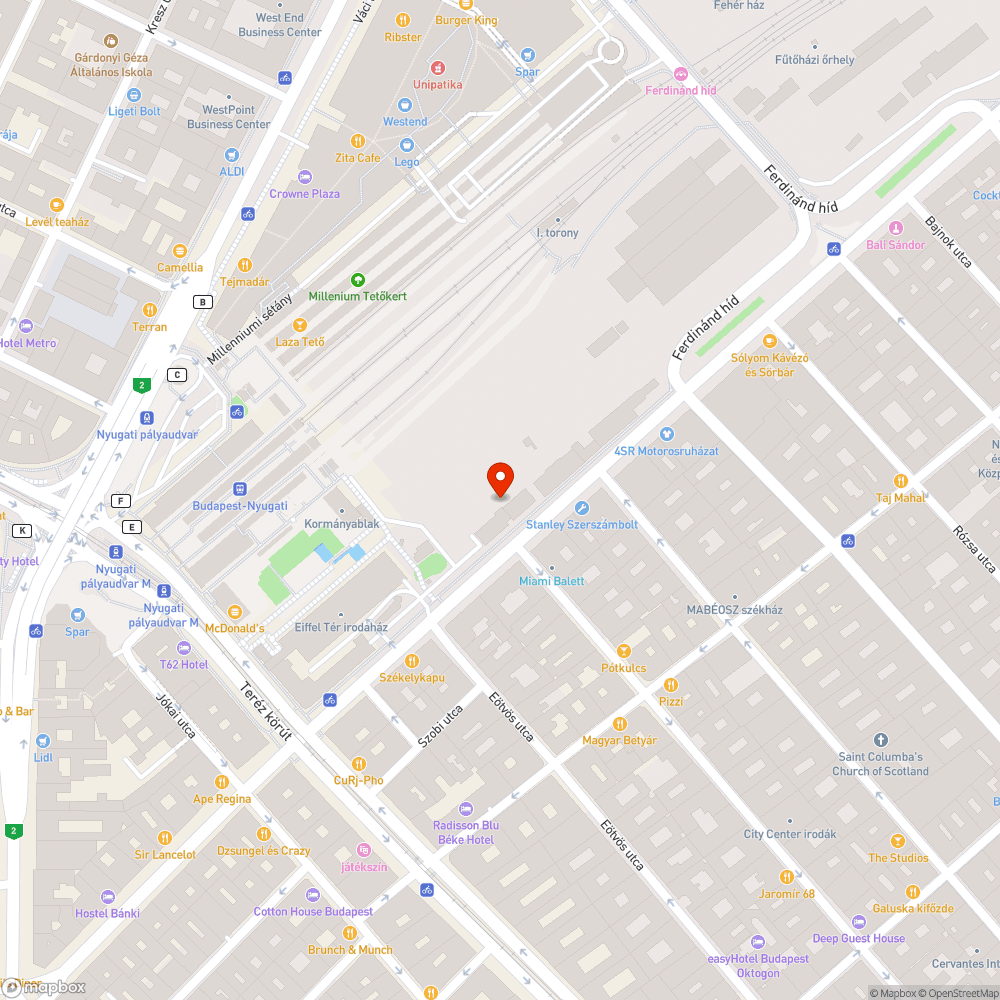 Roncs bejelentés helye