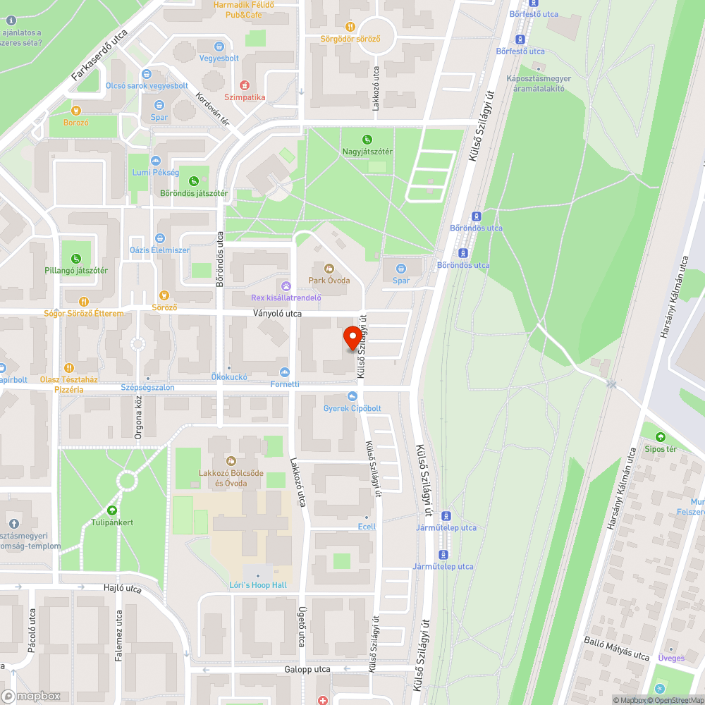 üres fahely bejelentés helye