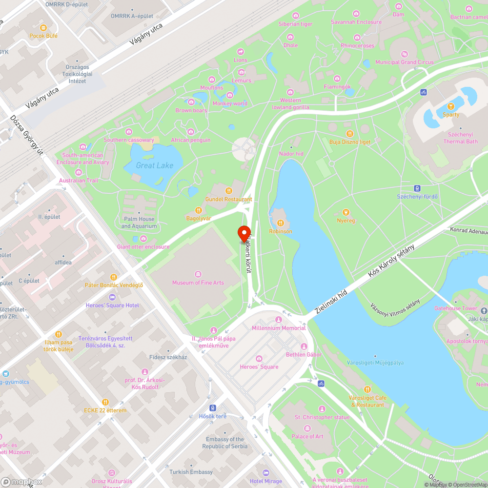 Pocsék parkoló a Szépművészeti Múzeumnál bejelentés helye