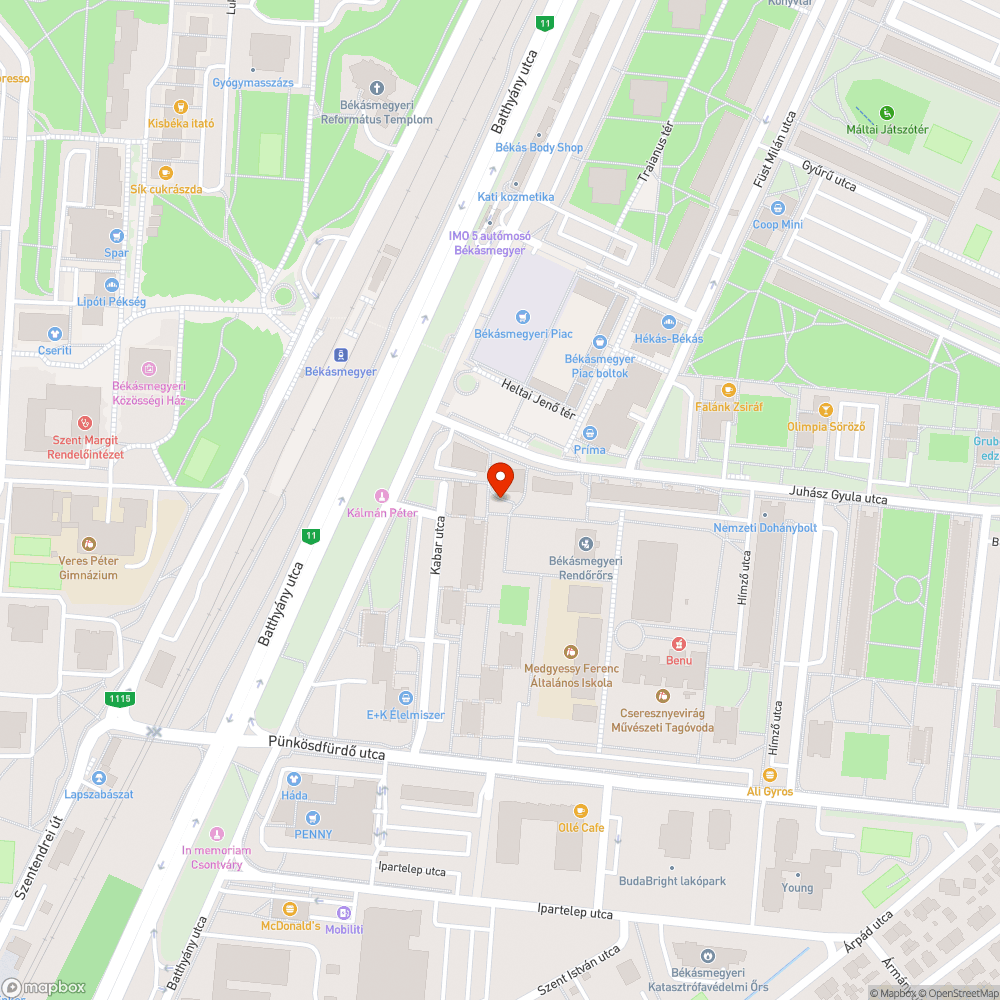 Halott fa bejelentés helye