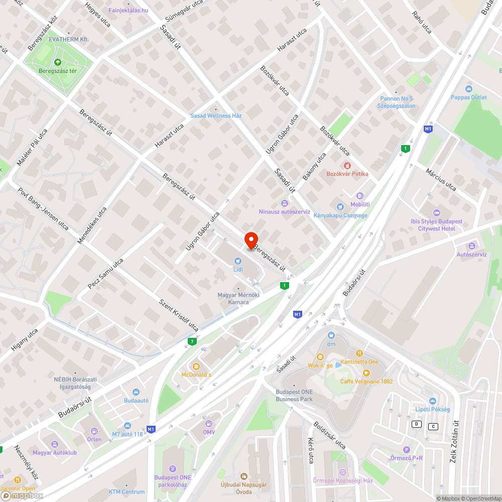 Beregszász út parkolás a diszkont mellett bejelentés helye