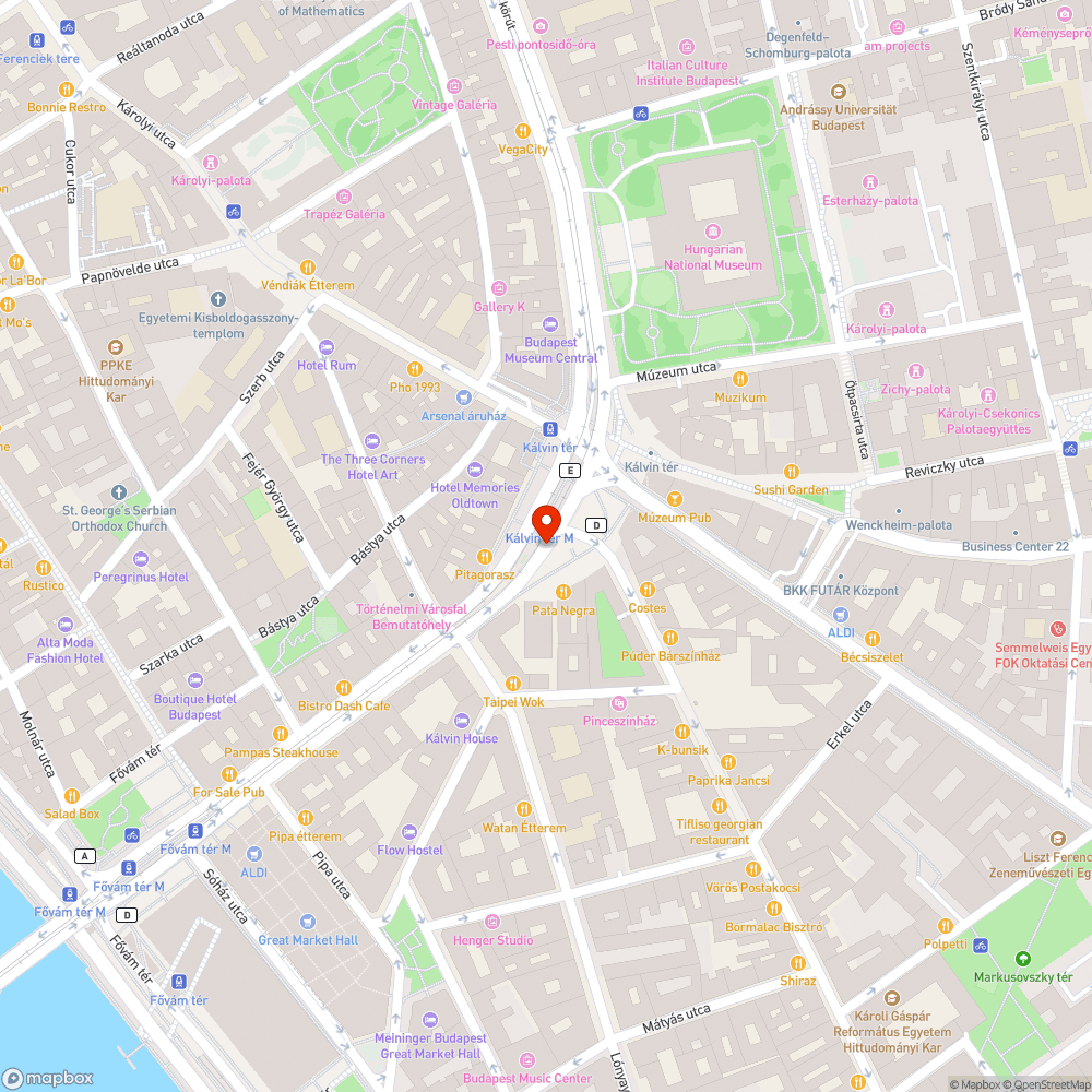 Kálvin tér M4 metróállomás koszos bejelentés helye