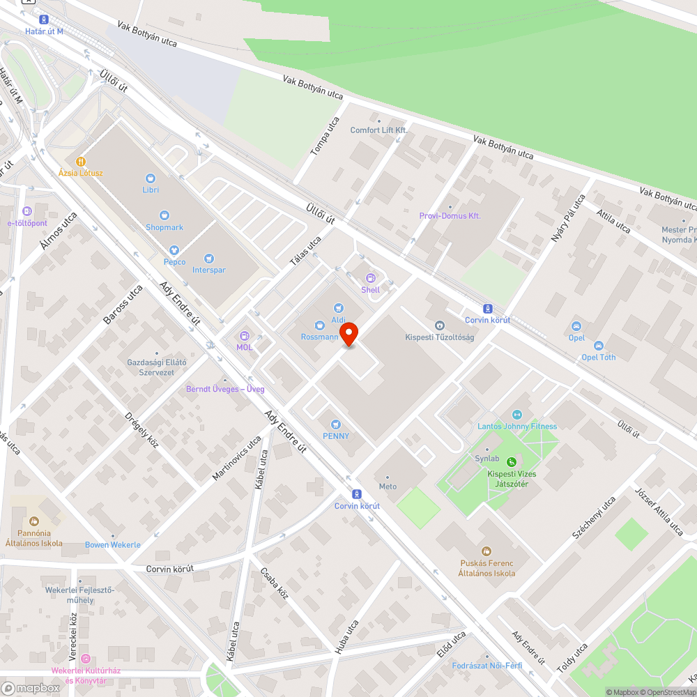 Szalay utca teljes hosszában szeméttelep bejelentés helye