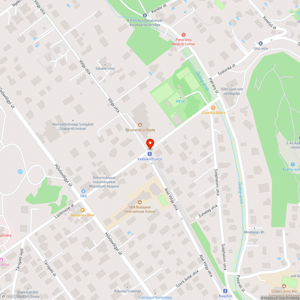 Villamosmegállóban letört szemetes edény bejelentés helye