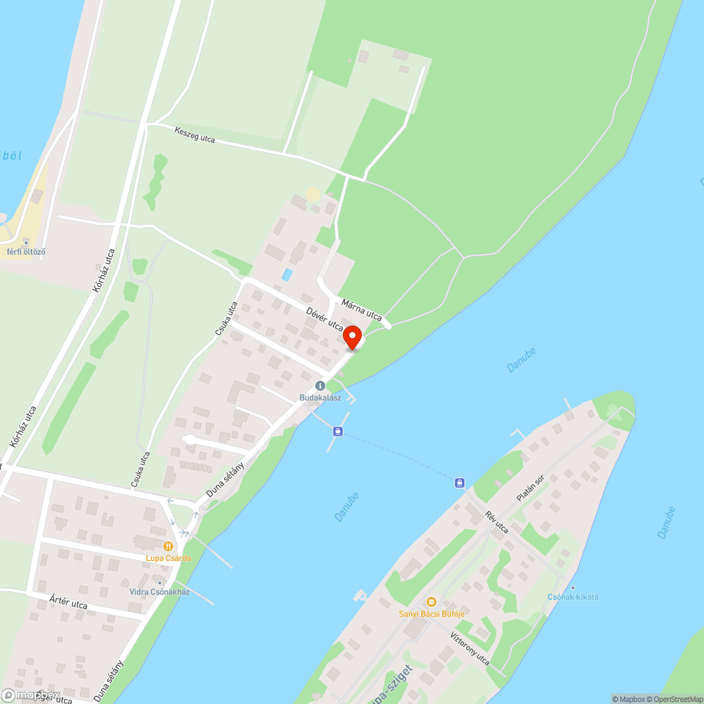 Nagyforgalmú kerékpárút megtisztítása árvíz levonulása után bejelentés helye