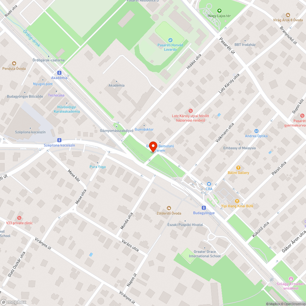 Üres oszlop bejelentés helye