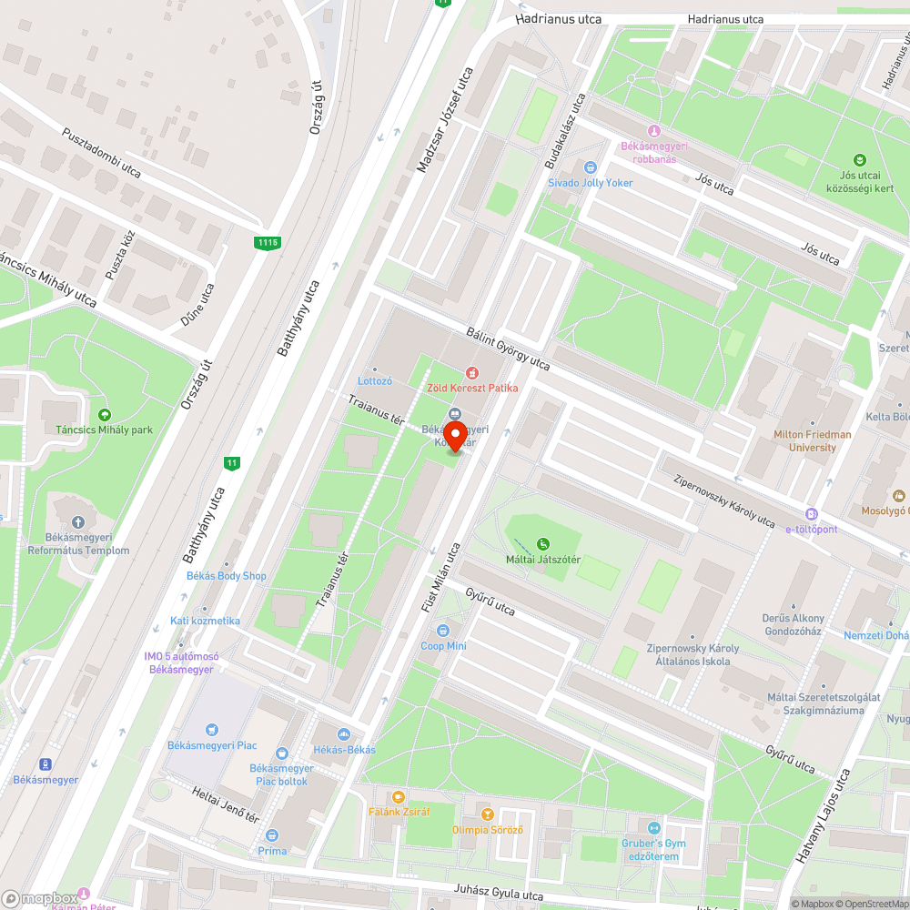 Fahely bejelentés helye