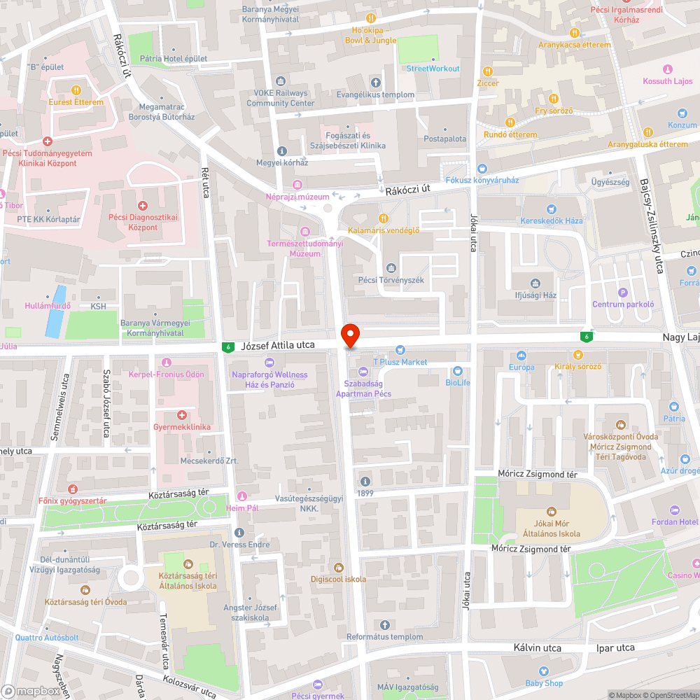 Mozgó, beszakadt aknafedél bejelentés helye