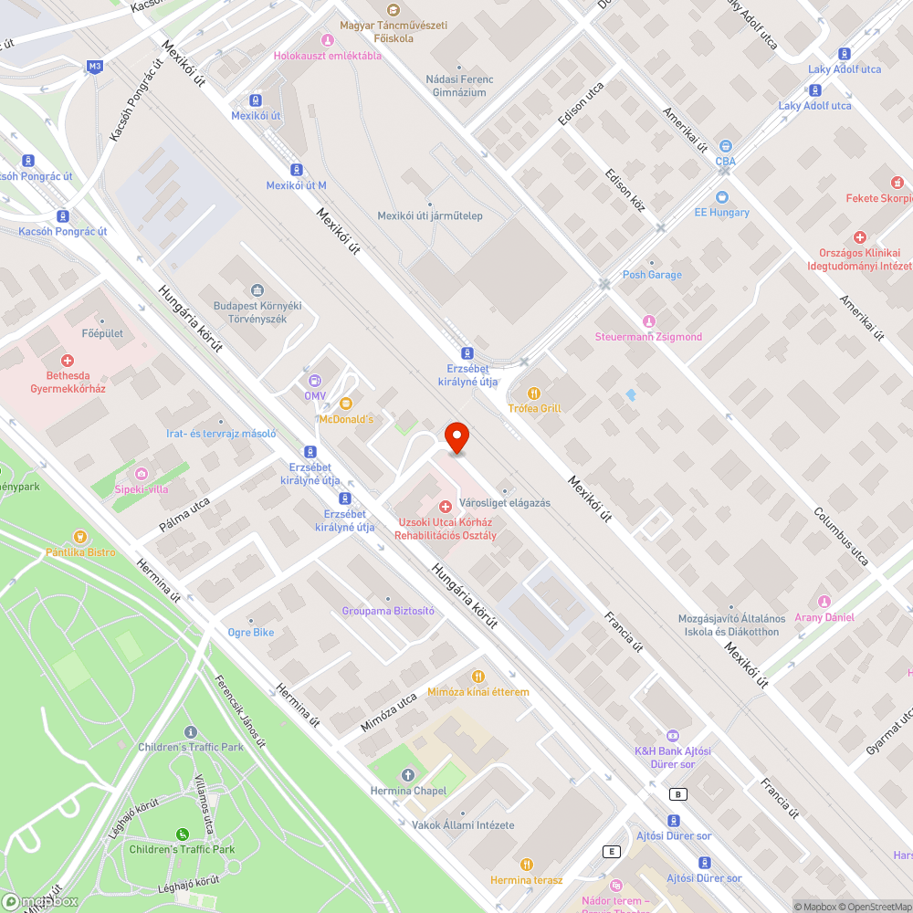 Roncs bejelentés helye