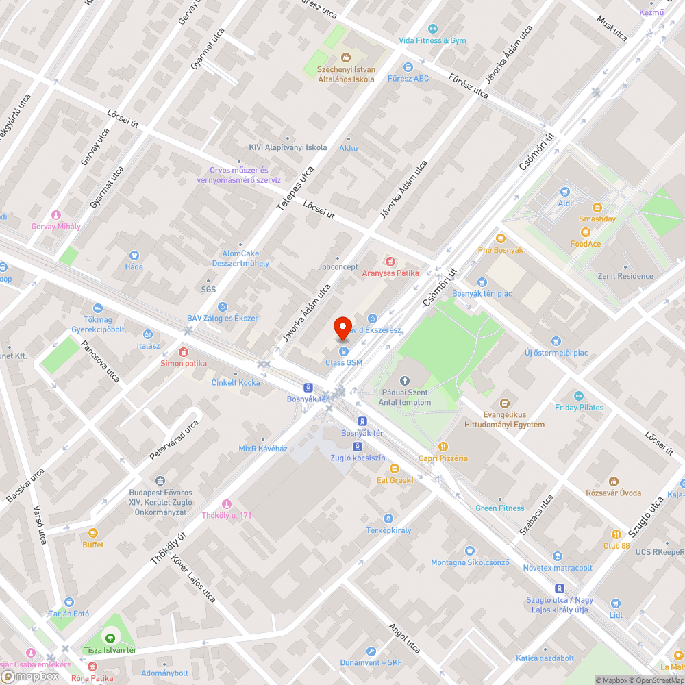 Elromlott kijelző bejelentés helye