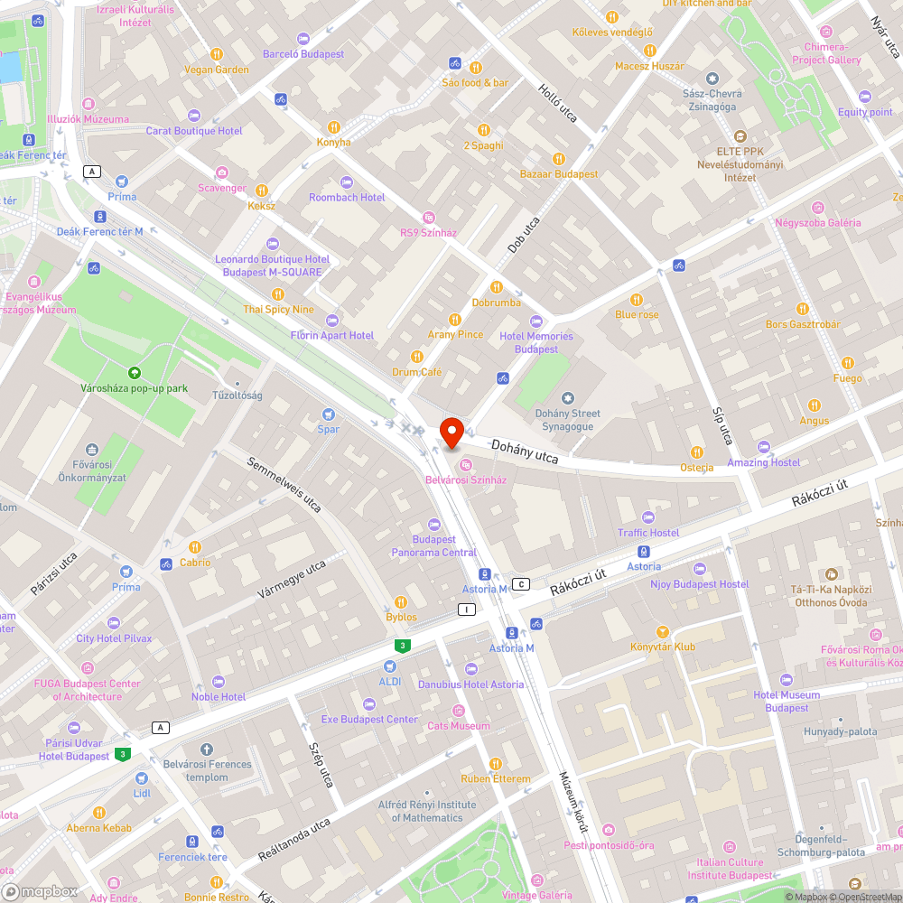 Elfoglalt járda bejelentés helye