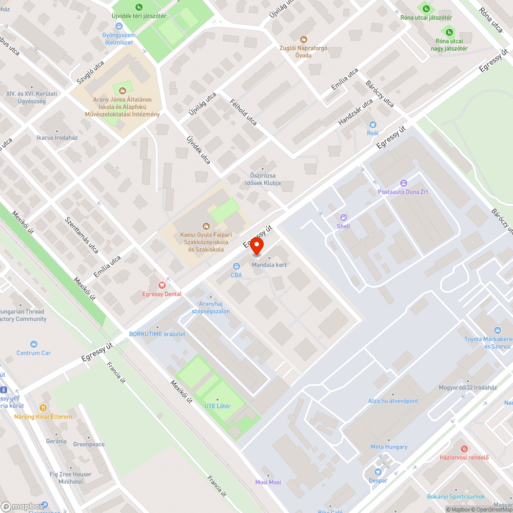 Elvékonyodott aknafedő bejelentés helye