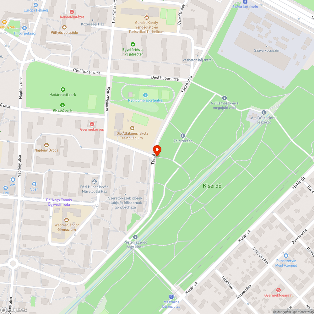 Lódarázsfészek bejelentés helye