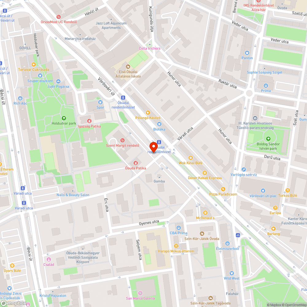 Hatalmas kátyúk bejelentés helye