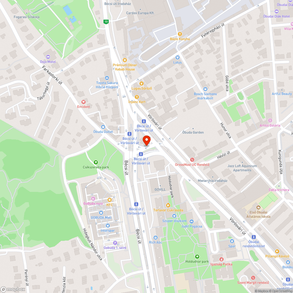 Süllyedt fedlap bejelentés helye