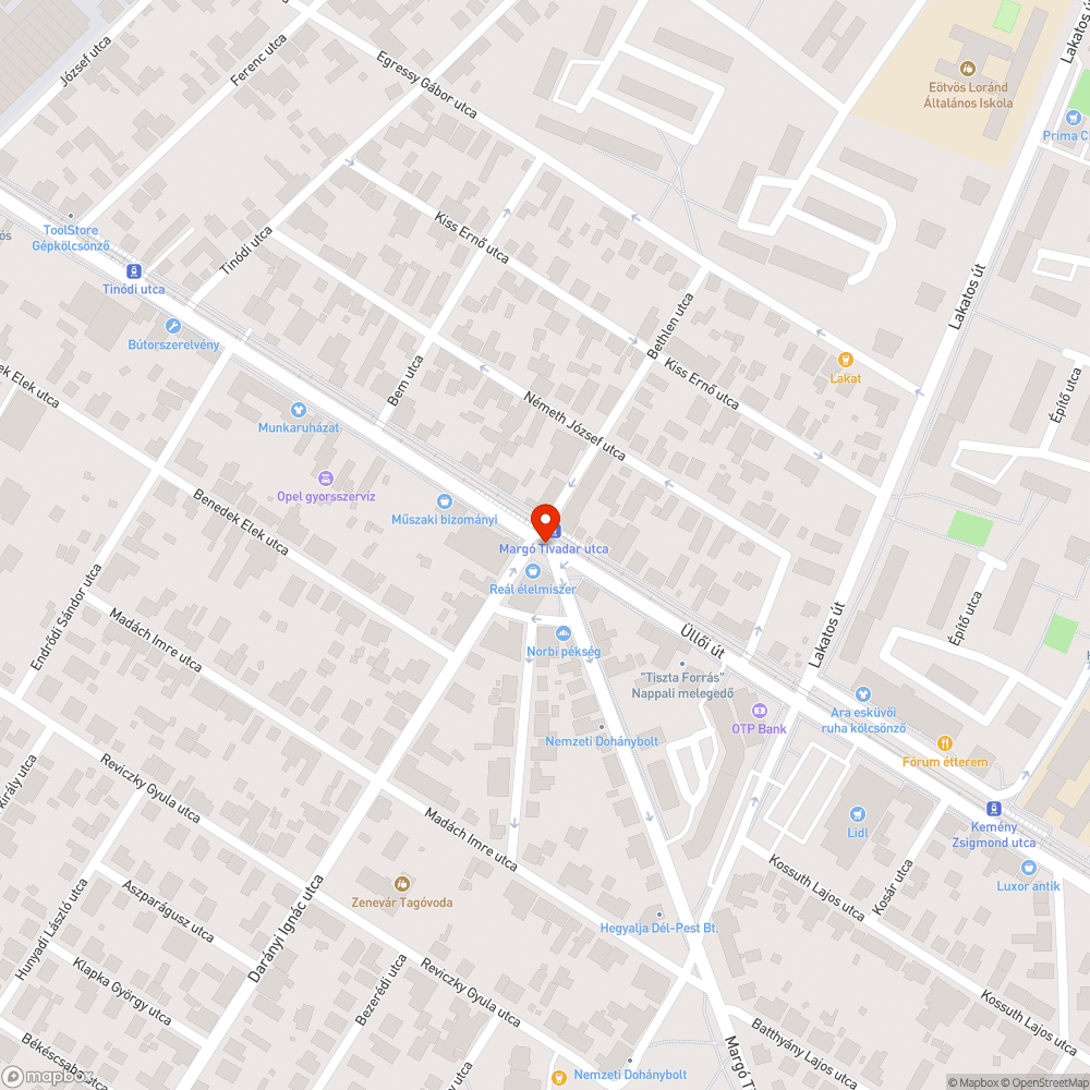 Kidöntött közlekedési lámpa bejelentés helye