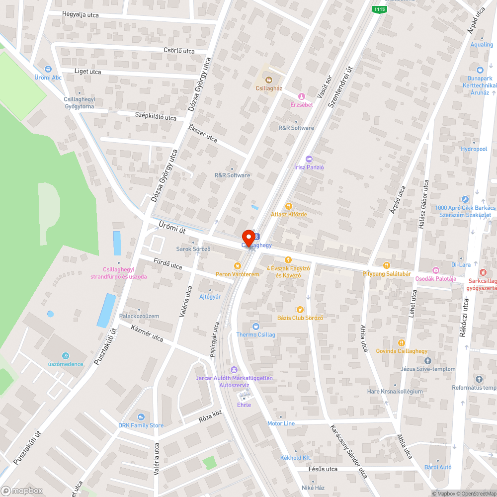 Törött villanyoszlop bejelentés helye