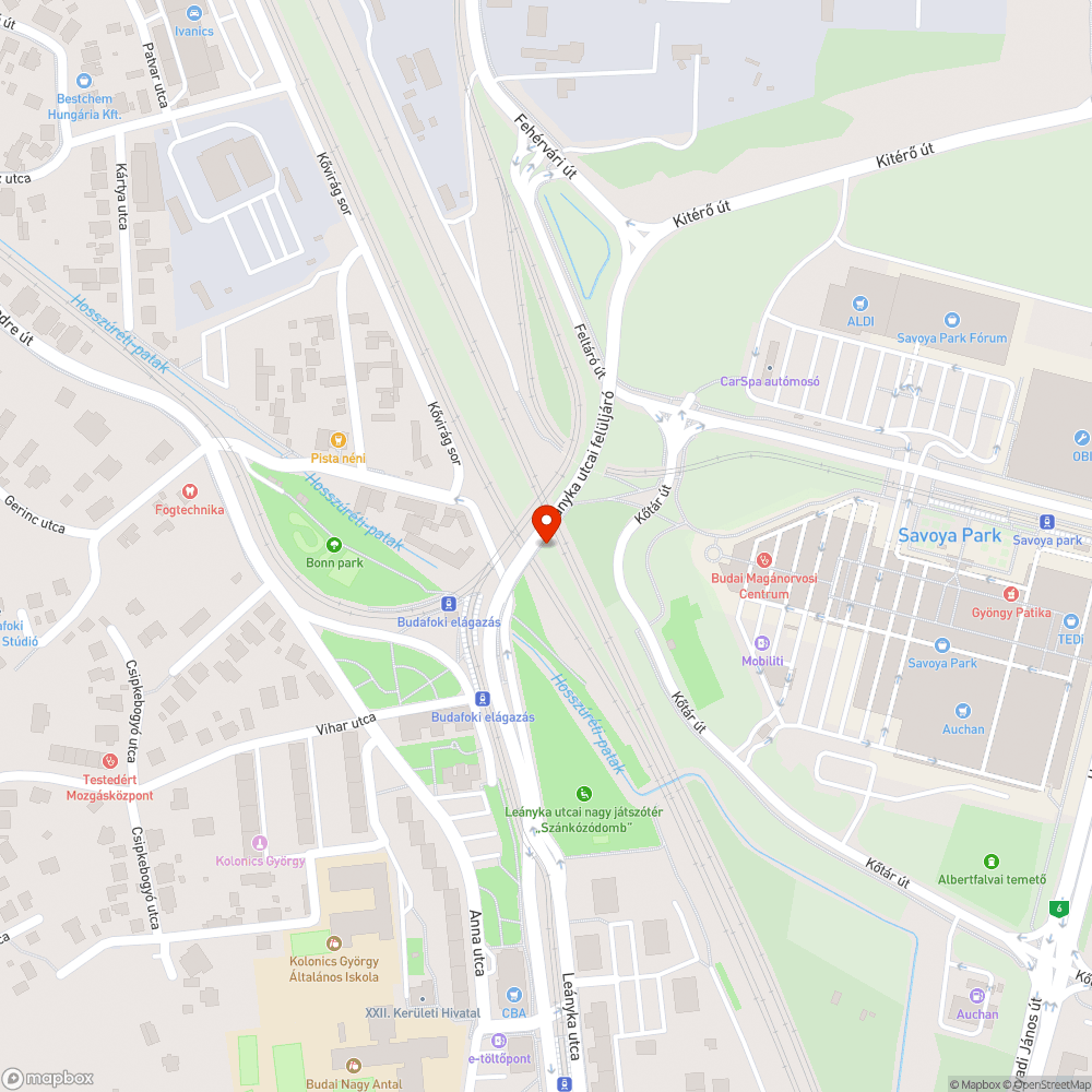 Invazív fák terjedésének folytatása bejelentés helye