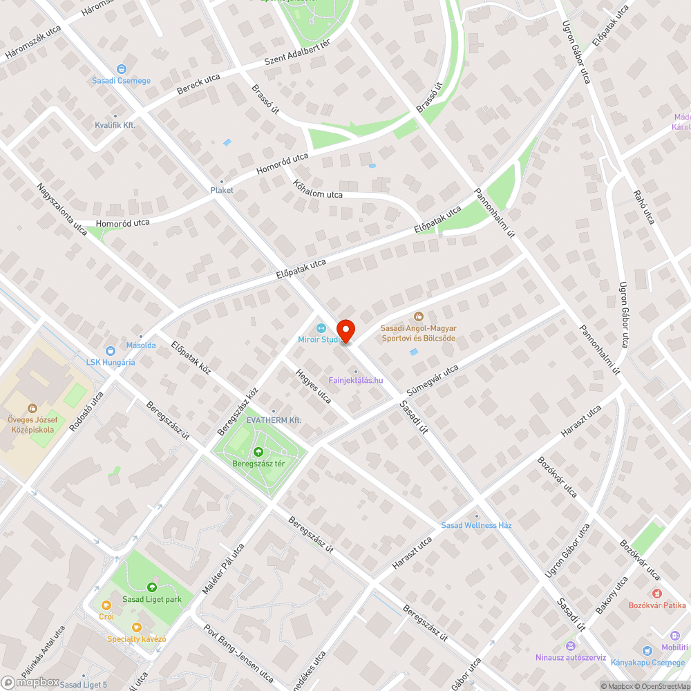 Lejárt, kivont furgon bejelentés helye