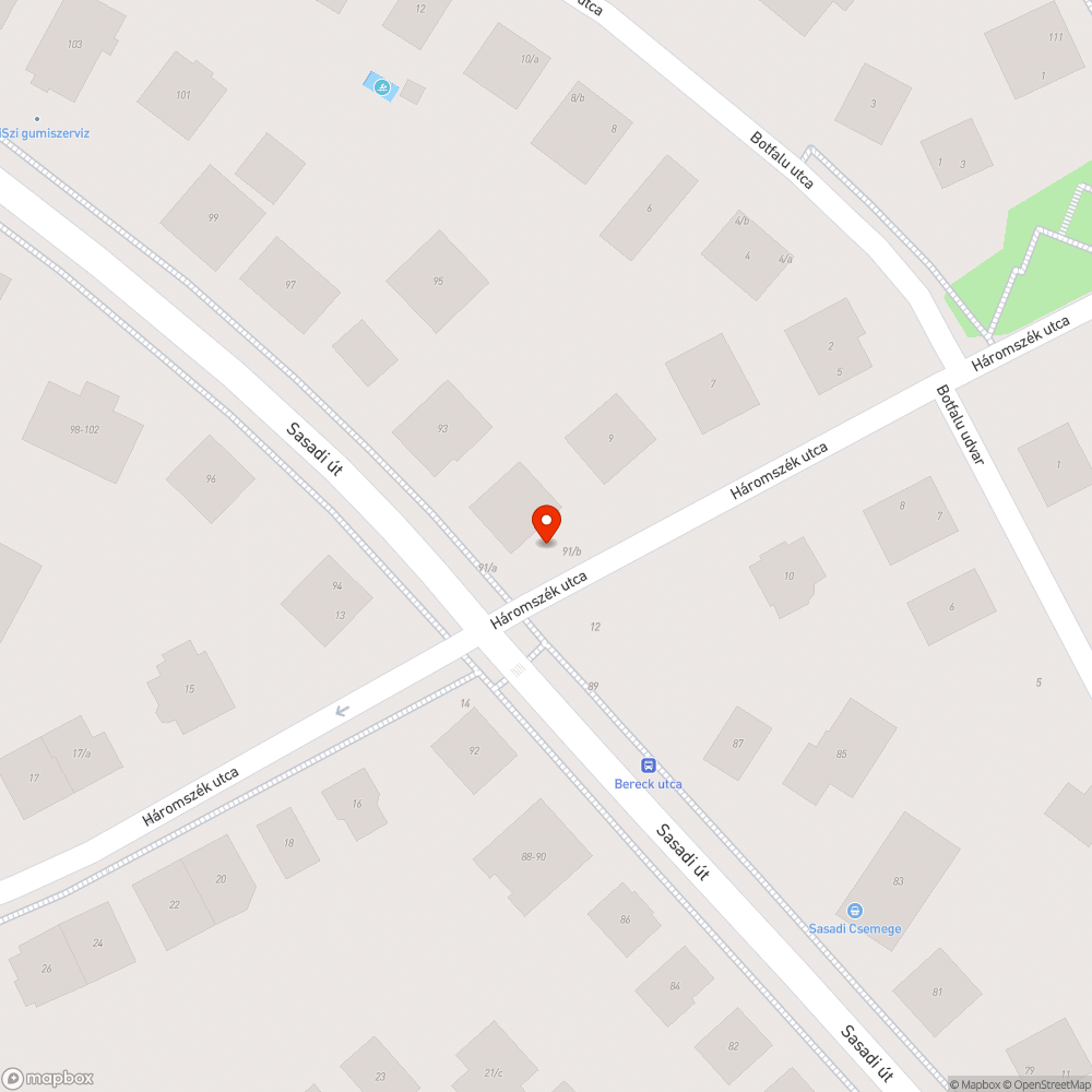 Sérült fedlap bejelentés helye