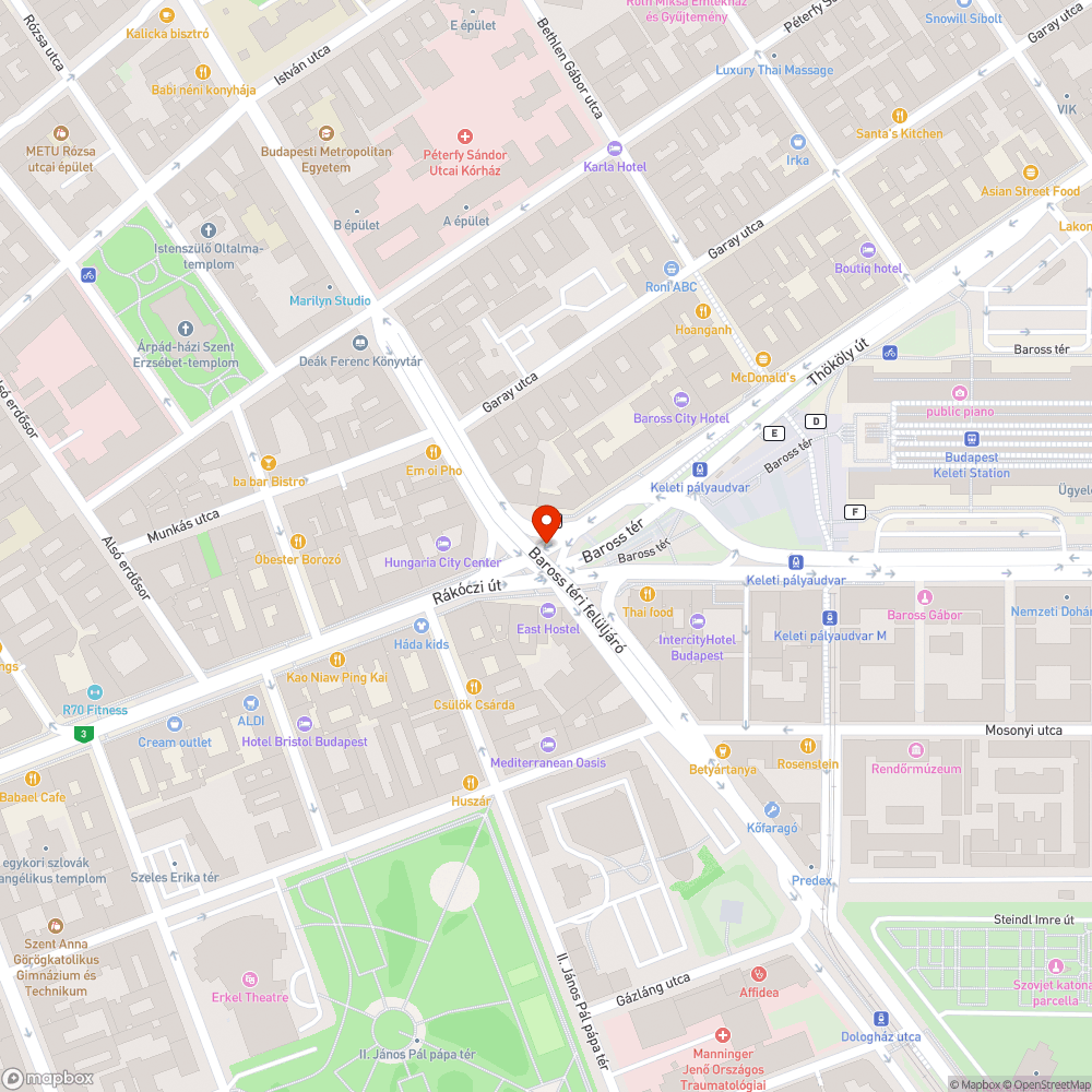 Használhatatlan ivókút bejelentés helye