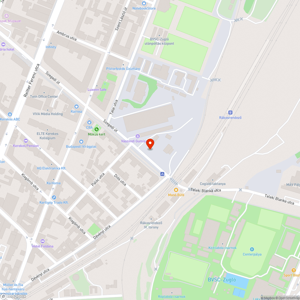 Elhagyott, rendszám nélküli autó bejelentés helye