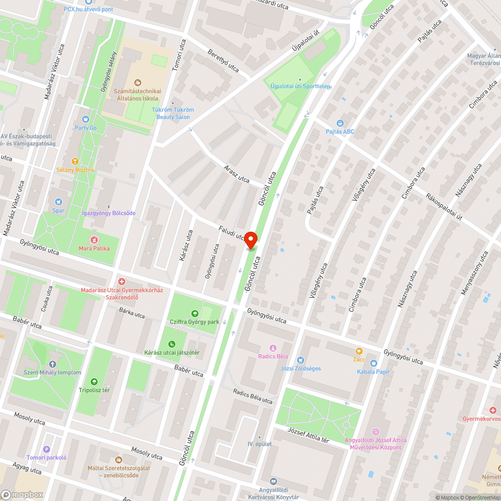 Kiszáradt fák tucatjai bejelentés helye