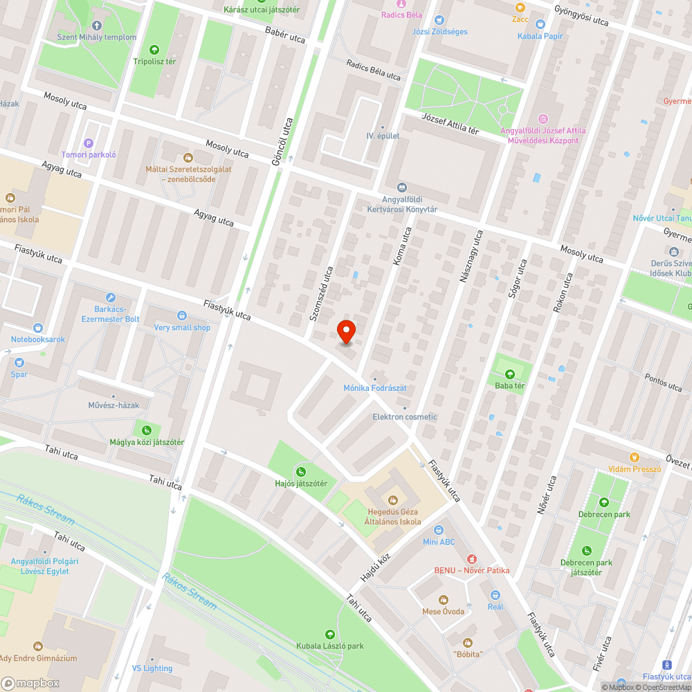 Beton a zöldben bejelentés helye