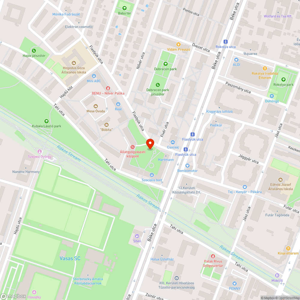 Hiányzó tábla bejelentés helye