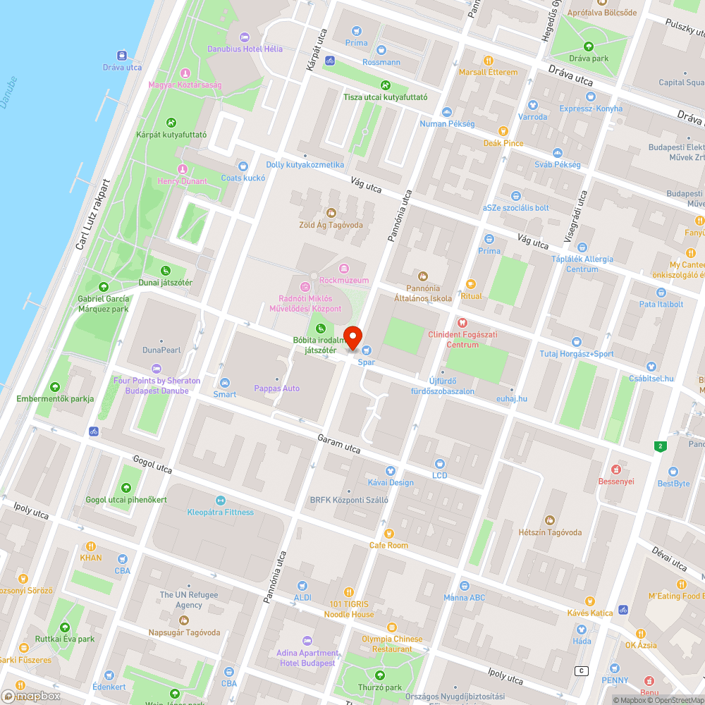 Kerékpártároló hiánya bejelentés helye